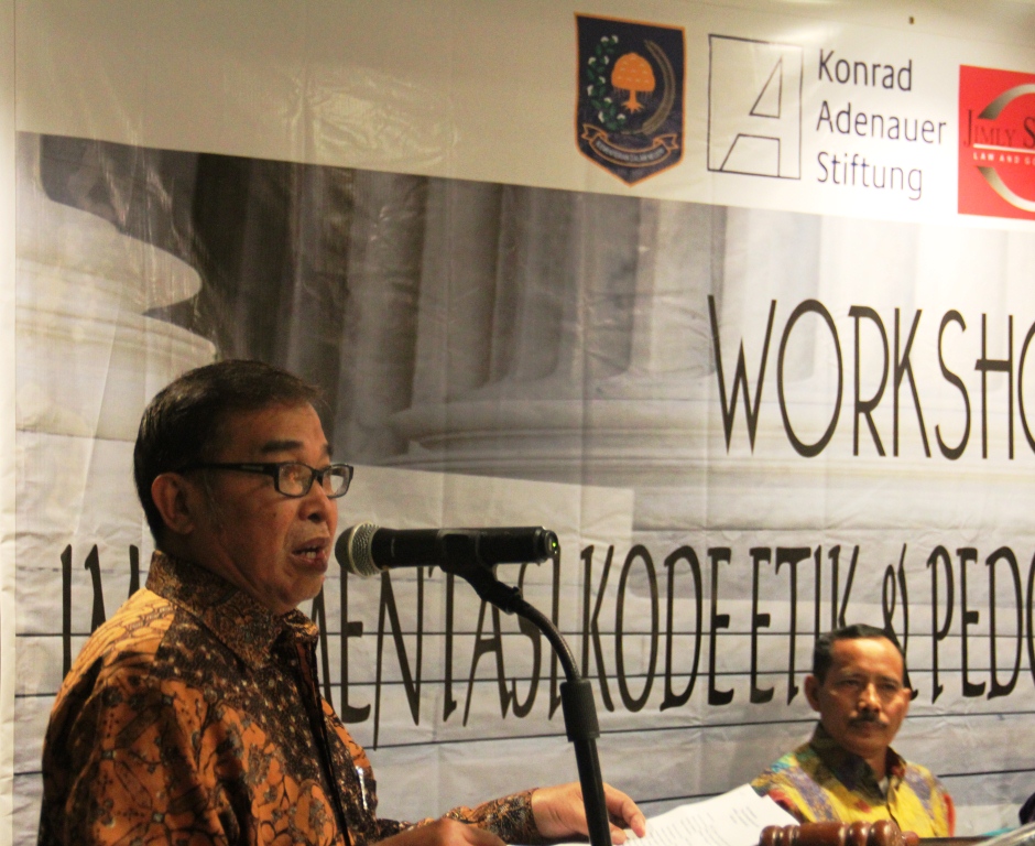 Workshop Kode Etik dan Pedoman Perilaku Hakim, Sumatera Barat (Padang, 24-26 Januari 2018)