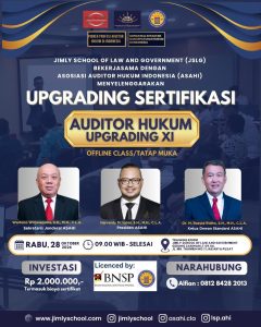 [Perpanjangan Sertifikasi Auditor Hukum dan Kartu Tanda Anggota ASAHI Angkatan XI] - 28 Oktober 2026 [offline]