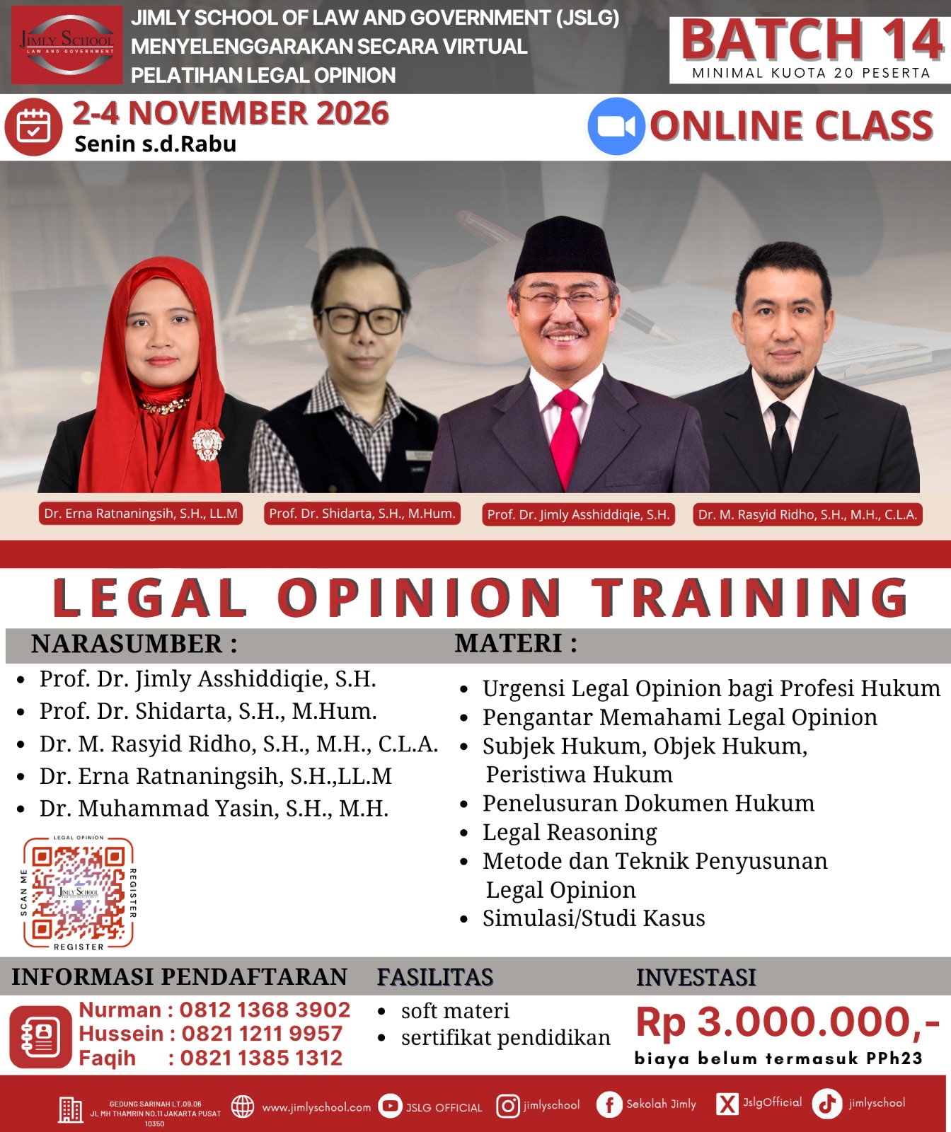LEGAL OPINION BATCH 14 JIMLY SCHOOL