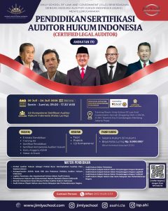 (CLA 170) Pendidikan Sertifikasi Auditor Hukum Indonesia 20-24 Juli 2026